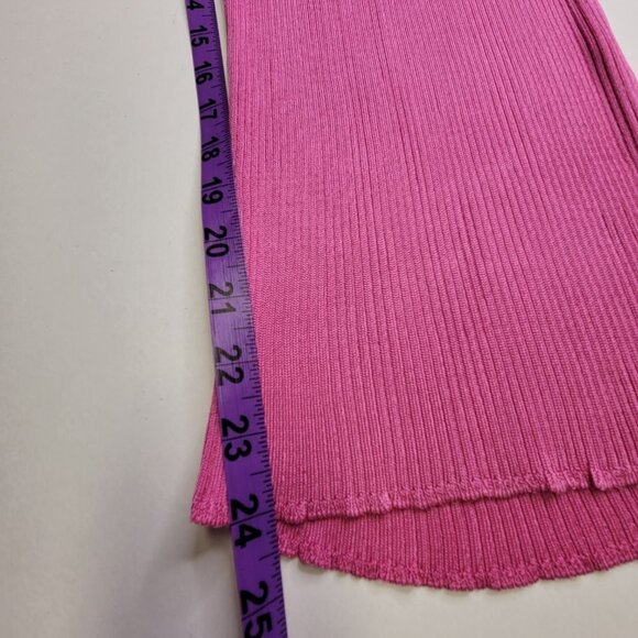 PINK sleeveless frilly knit top - Picture 7 of 9